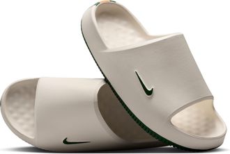 Nike Mens Calm (Green Bay Packers) NFL Slides in White | IM7306-100