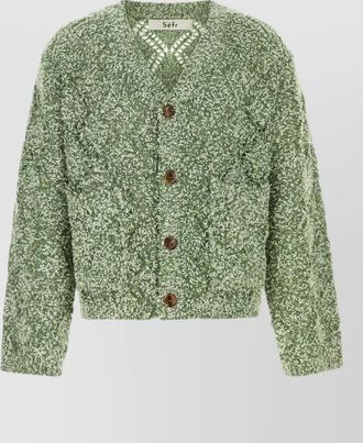 S&eacute;fr wool blend oversized cardigan