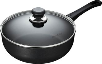 Scanpan Classic 4 Quart Deep Saute Pan With Lid, 10.25-Inch