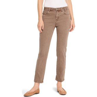 Nic+Zoe Ankle Straight Leg Jeans in Acorn at Nordstrom Rack, Size 33