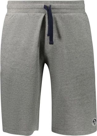 North Sails Grigio Katoenen Sweatpant - Heren - Korte Broeken - Grijs - S - Katoen - Korte Broeken