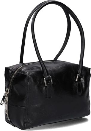Liebeskind Liebeskind Berlin, Tassen, Dames, Zwart, ONE Size, Zwarte Schoudertas Kayla Archive Satchel