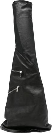 Rick Owens Cargo Fetish Sneaks kalfsleren knielaarzen - Zwart