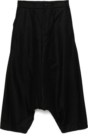 Julius Edge Sarouel pants - men - Wool/Nylon/Cotton - 3 - Black