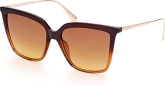 Max & Co. MO0043 50F Womens Sunglasses Brown Size 55