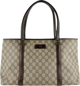 Gucci Pre-owned Tote Bags, female, Brown, Size: ONE SIZE Pre-owned Vintage Tote Bag