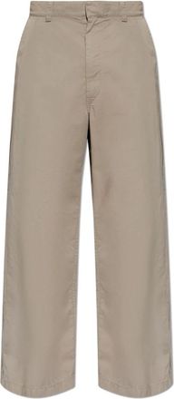Balenciaga Straight Trousers, male, Brown, Size: 2XL Workwear Pants