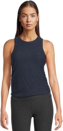 Beyond Yoga Featherweight Your Fit Shirred Tank Top Womens Clothing Nocturnal Navy : 2XL, Elastane/Polyester