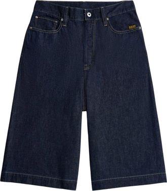 G-Star Dames, Korte broeken, Blauw, Maat: W25 Katoen