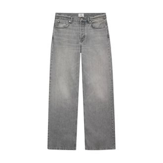 Anine Bing Straight Jeans, female, Gray, Size: W24 Hugh Jeans
