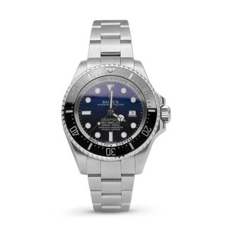 Rolex Pre-owned Rolex Sea-Dweller Deepsea Automatic Chronometer Blue Dial Mens Watch 116660 BLSO