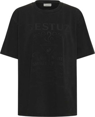 Gestuz Mujer, Camisetas, Negro, Talla: S