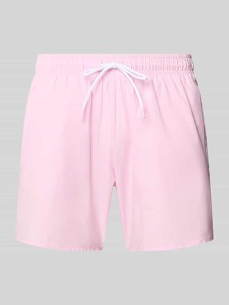 HUGO BOSS Regular Fit Badeshorts mit Logo-Details Modell ICONIC in Rosa, Gr&ouml;&szlig;e XXL