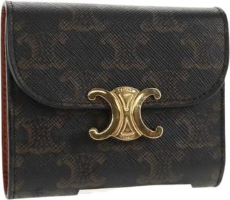 Celine Pre-owned Wallets, female, Black, Size: ONE SIZE Pre-owned Plastic Wallet