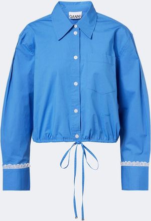 Ganni Cotton-blend shirt