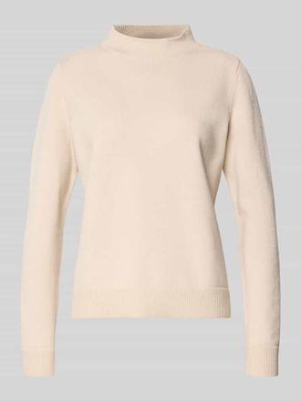Betty Barclay Strickpullover aus Viskose-Mix mit Stehkragen in Beige, Gr&ouml;&szlig;e 36