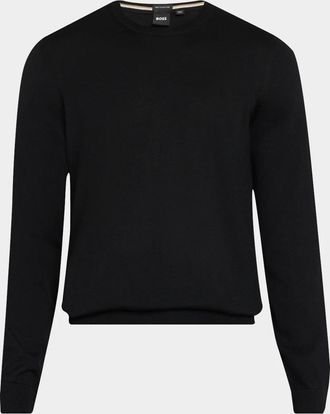 BOSS Men & apos;s Merino Wool Crewneck Sweater