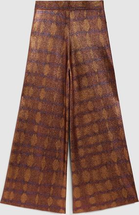 Momoni Pantalon Anselmo Knitwear Bruciato Viola