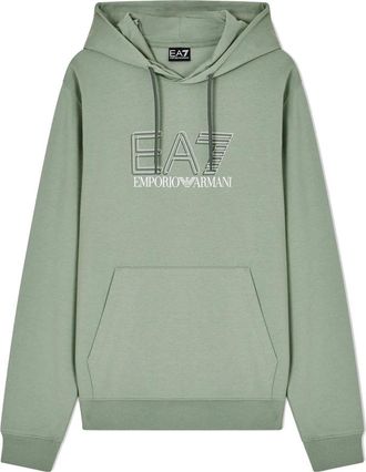 Emporio Armani Visibility Hoodie - Heren - Hoodies - Groen - XL - Katoen - Hoodies & sweatvesten
