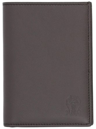 Brunello Cucinelli Brunello Cucinelli - Reisepassh&uuml;lle mit Logo