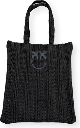 Pinko Easy Tote Bag - unisex - Shoppers - Zwart - ONE Size - Tassen