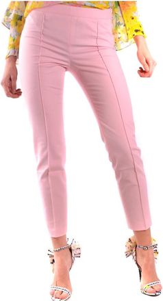 Moschino Slim-Fit Broek - Dames - Slim Fit Broeken - Roze - XS - Broeken