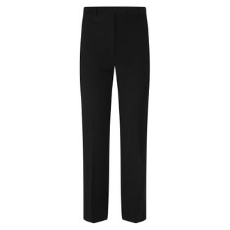Max Mara Dames, Broeken, Zwart, Maat: 2XS Katoen