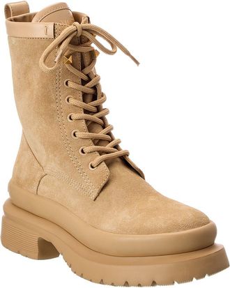 Valentino Rockstud Suede Boot