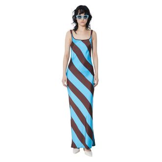 Sams&oslash;e & Sams&oslash;e Sunna Jurk - Dames - Maxi kleedjes - Veelkleurig - XS - Polyester - Kleedjes