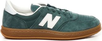 New Balance Sneakers, male, Green, 10 1/2 UK, Green Trainers with Herringbone Pattern