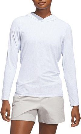 adidas Allover Print Golf Hoodie in Crystal Blue at Nordstrom Rack, Size X-Large