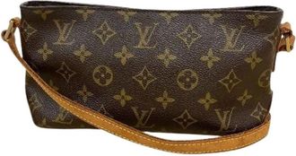 Louis Vuitton Pre-owned Shoulder Bags, female, Brown, Size: ONE SIZE Pre-owned Trotter Monogram Shoulder Bag