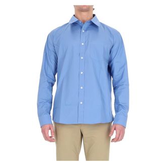 A.P.C. Owen Shirt - Heren - Casual Overhemden - Blauw - XL - Katoen - Overhemden