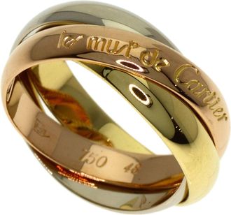 Cartier Trinity Yellow Gold (18K) Pink Gold (18K) White Gold (18K) Band Ring (Pre-Owned)