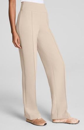Spanx AirEssentials Shimmer Straight Leg Pants in Bone Silver at Nordstrom Rack, Size Large