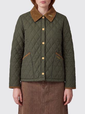 Barbour Giacca corta trapuntata in poliammide con colletto in velluto a coste