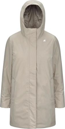 K-Way Donna, Cappotti, Beige, XL, new