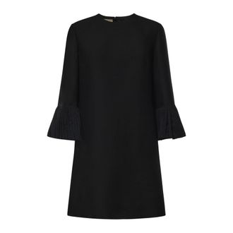 Valentino Garavani Crepe Couture Dress - female - Valentino Garavani - Short Dresses - Black - S - Dresses