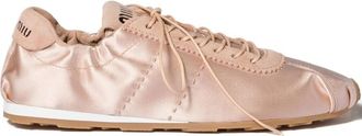 Miu Miu Plume Satin Sneakers