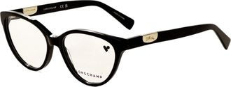 Longchamp Womens 53 mm Black Opticals