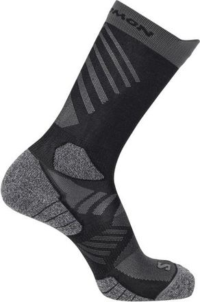 Salomon Aero Crew Laufsocken - Unisex | grau/schwarz