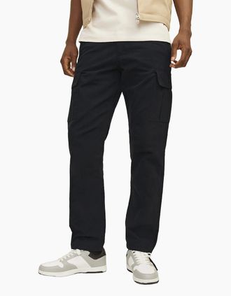 Jack & Jones Mens Jack & Jones Mens Kane Barkley Cargos - Black - Size: 32 l