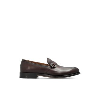 Ferragamo Heren, Schoenen, Bruin, Maat: 41 1/2 EU Leer