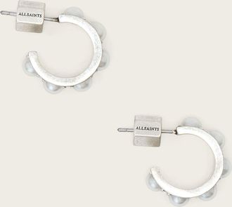 AllSaints Brass Nellie Post Back Small Earrings, Size: One Size