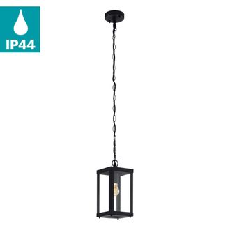 Eglo Alamonte Exterior Pendant Light - Black | TJ Hughes