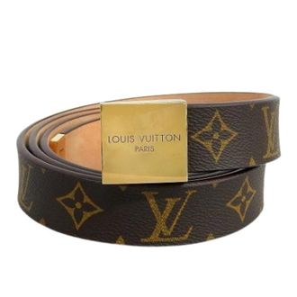 Louis Vuitton Pre-owned Canvas Belt - Heren - Pre-owned - Bruin - Maat: ONE Size