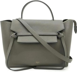 Celine Pre-owned Handbags, female, Green, Size: ONE SIZE Pre-owned Vintage Belt Bag