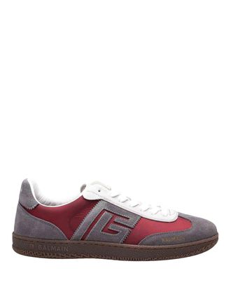 Balmain Balmain Swan sneakers in leather and nylon