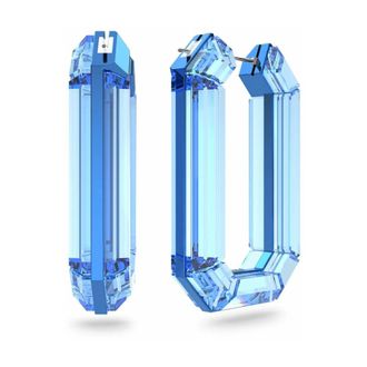 Swarovski Lucent Hoop Oorbellen - Dames - Accessoires - Blauw - Maat: ONE Size