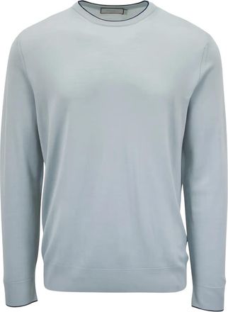 Canali Maglione con polsini a coste - Blu